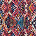 Schumacher 79280 Nica Hand Woven Brocade Rosa fabric swatch
