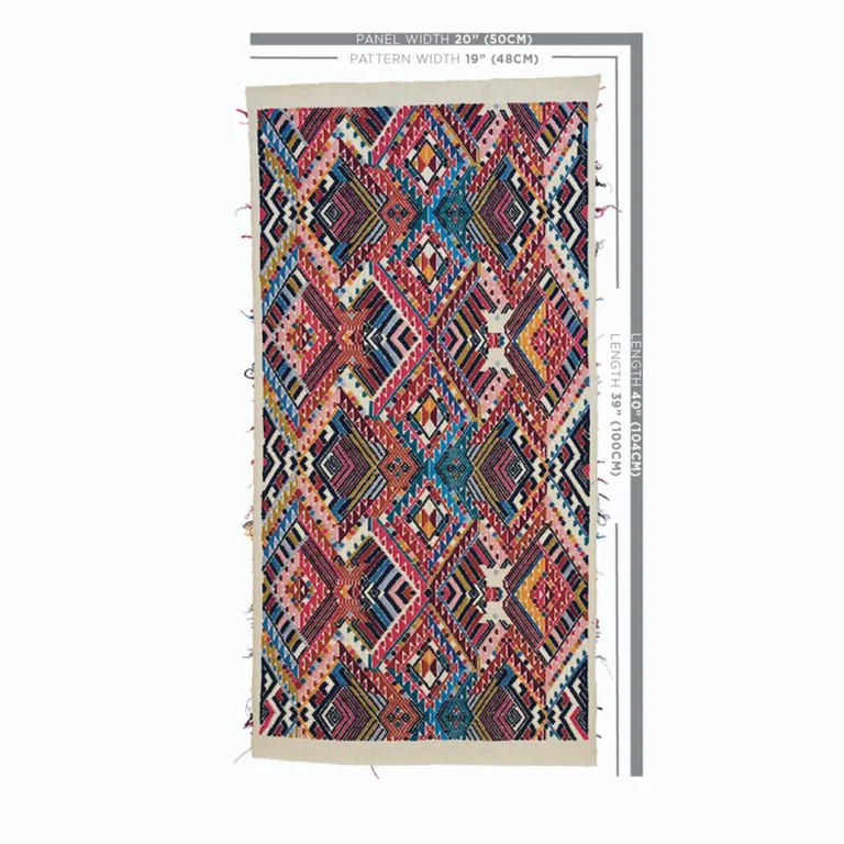 Schumacher 79280 Nica Hand Woven Brocade Rosa fabric swatch