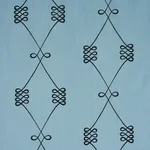 Schumacher 78202 Nicolette Embroidery Dusty Blue fabric swatch