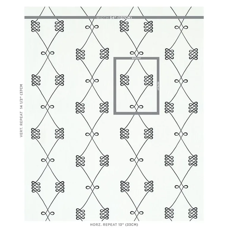 Schumacher 78200 Nicolette Embroidery Ivory fabric swatch