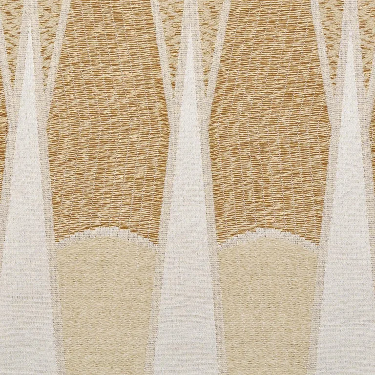 Schumacher 86942 Nightfall Skyline Antique Gold fabric swatch