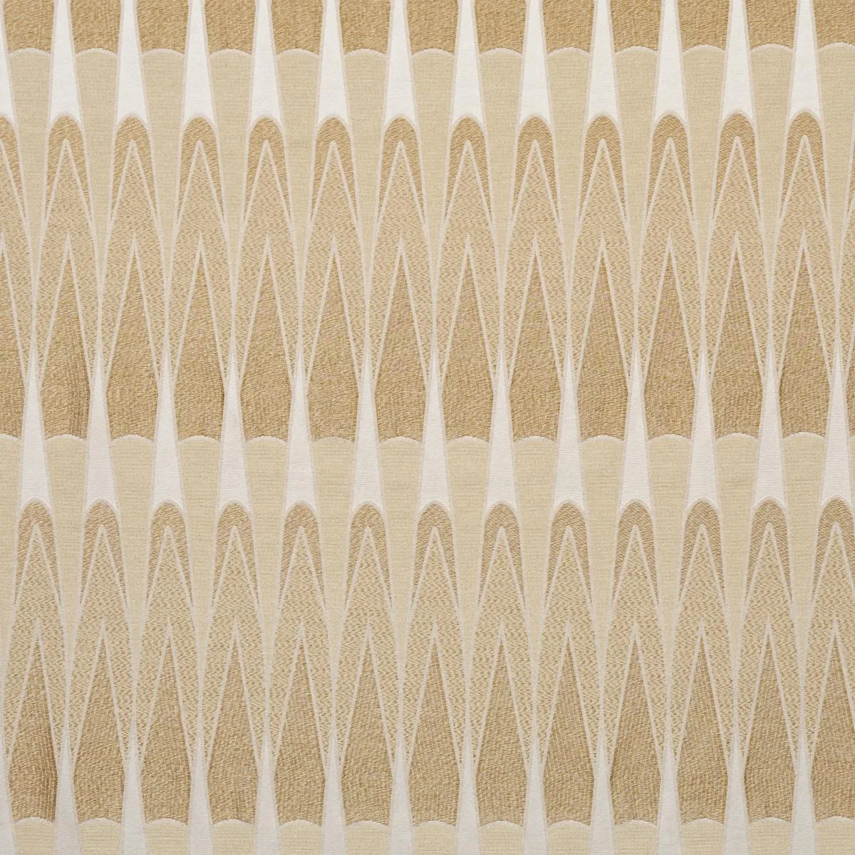 Schumacher 86942 Nightfall Skyline Antique Gold fabric swatch