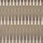 Schumacher 86941 Nightfall Skyline Metallic Brown fabric swatch