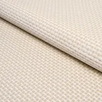 Schumacher 86812 Nikki Performance Ivory fabric swatch