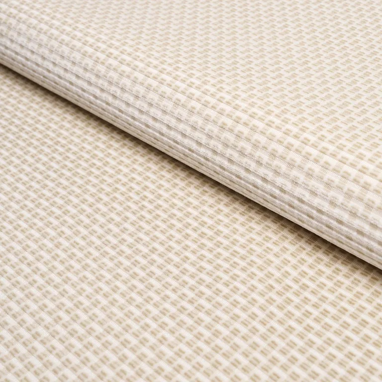 Schumacher 86812 Nikki Performance Ivory fabric swatch