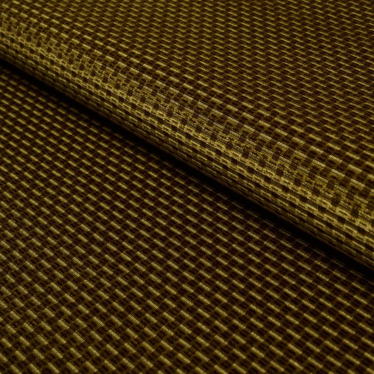 Schumacher 86810 Nikki Performance Olive fabric swatch