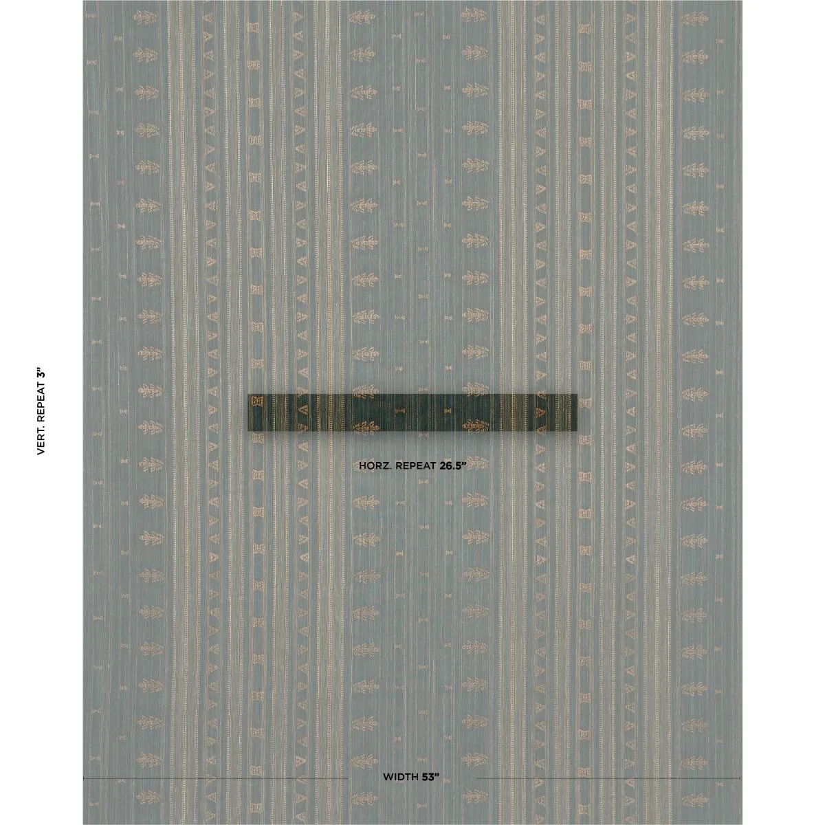 Schumacher 84061 Nima Embroidered Cotton Linen Jungle Green fabric swatch