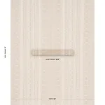 Schumacher 84062 Nima Embroidered Cotton Linen Tan fabric swatch
