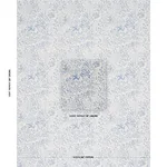 Schumacher 183022 Nocturne Blue And White fabric swatch