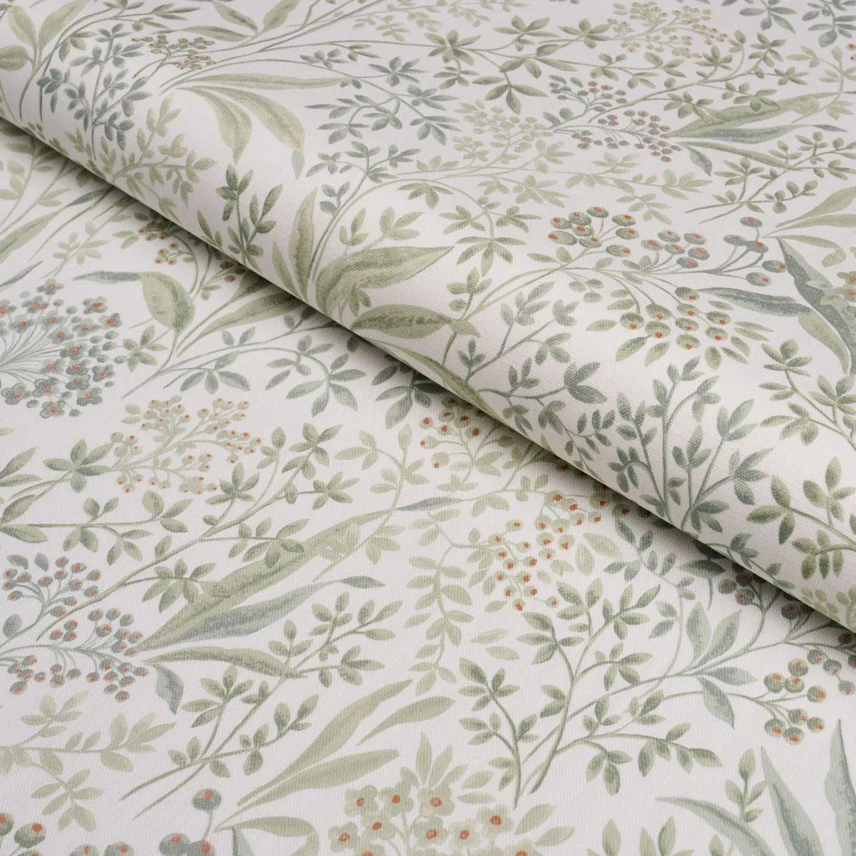 Schumacher 183020 Nocturne Sage fabric swatch