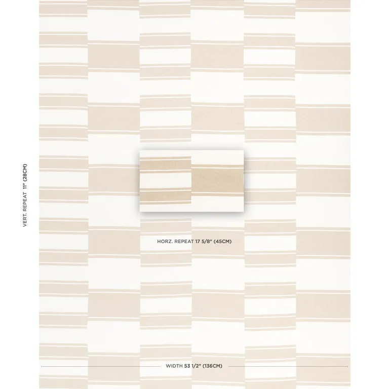 Schumacher 69984 Nomad Birch fabric swatch
