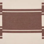 Schumacher 69985 Nomad Rust fabric swatch
