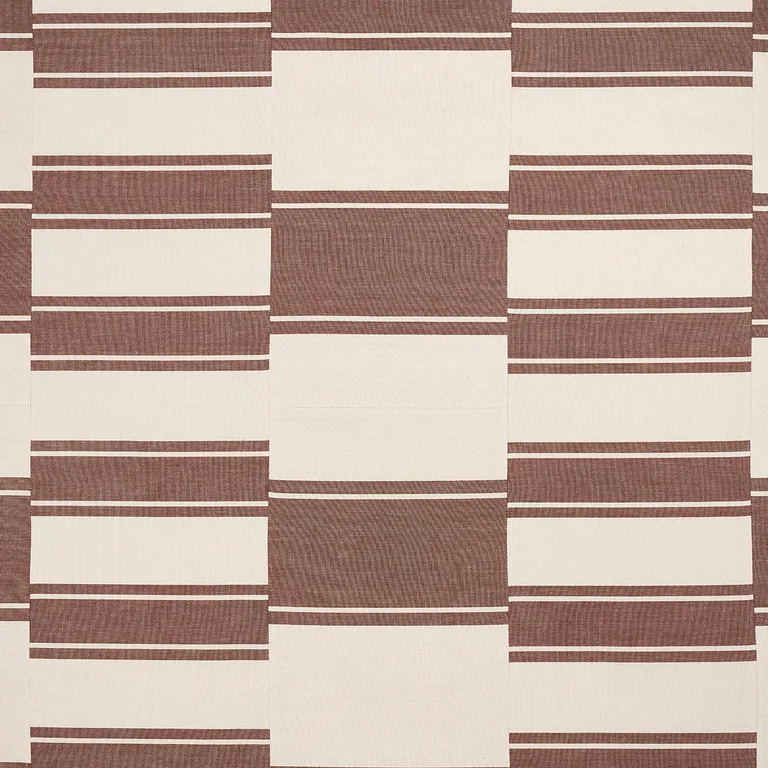 Schumacher 69985 Nomad Rust fabric swatch