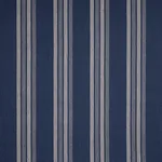 Schumacher 86742 Nor Stripe Indigo fabric swatch
