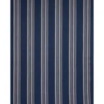 Schumacher 86742 Nor Stripe Indigo fabric swatch