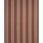 Schumacher 86741 Nor Stripe Terracotta fabric swatch