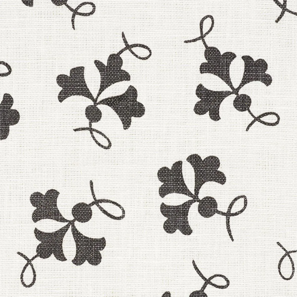 Schumacher 177840 Nose Gay Basalt fabric swatch