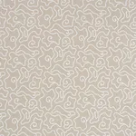 Schumacher 84290 Noyo Indoor/Outdoor Embroidery Flax fabric swatch