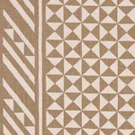 Schumacher 176303 Nuba Taupe fabric swatch