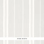 Schumacher 67861 Oasis Linen Stripe Fog fabric swatch
