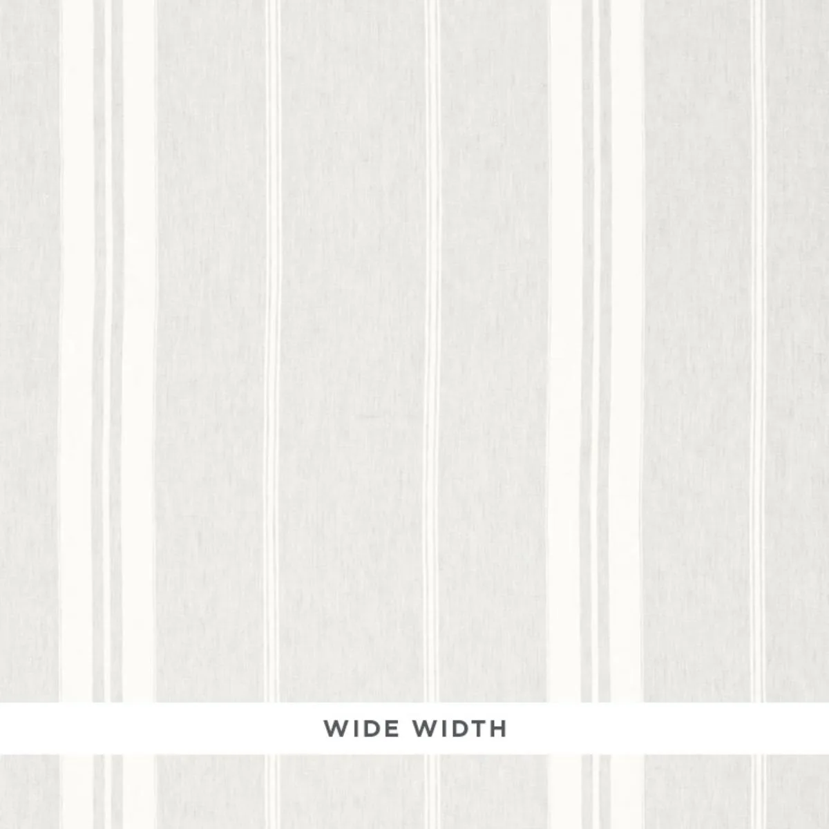 Schumacher 67861 Oasis Linen Stripe Fog fabric swatch