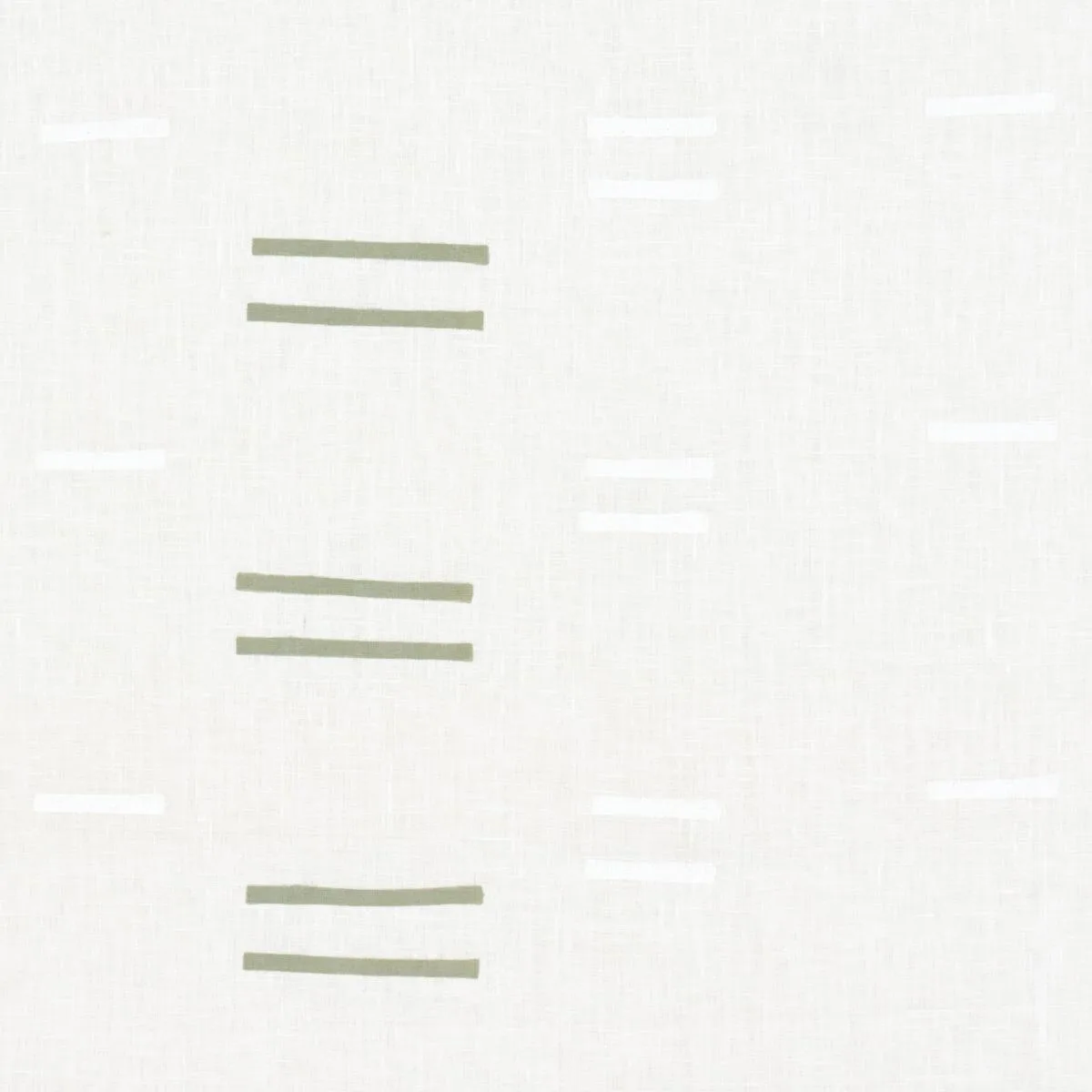 Schumacher 74003 Oaxaca Hand Block Print Grass On White fabric swatch