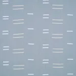 Schumacher 74001 Oaxaca Hand Block Print Steel fabric swatch