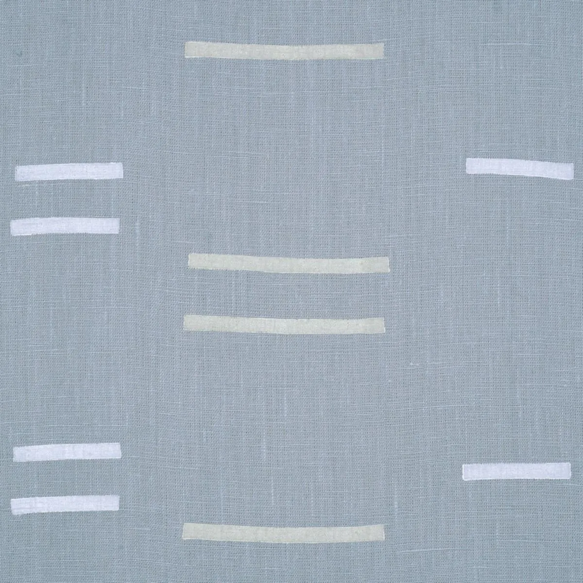 Schumacher 74001 Oaxaca Hand Block Print Steel fabric swatch