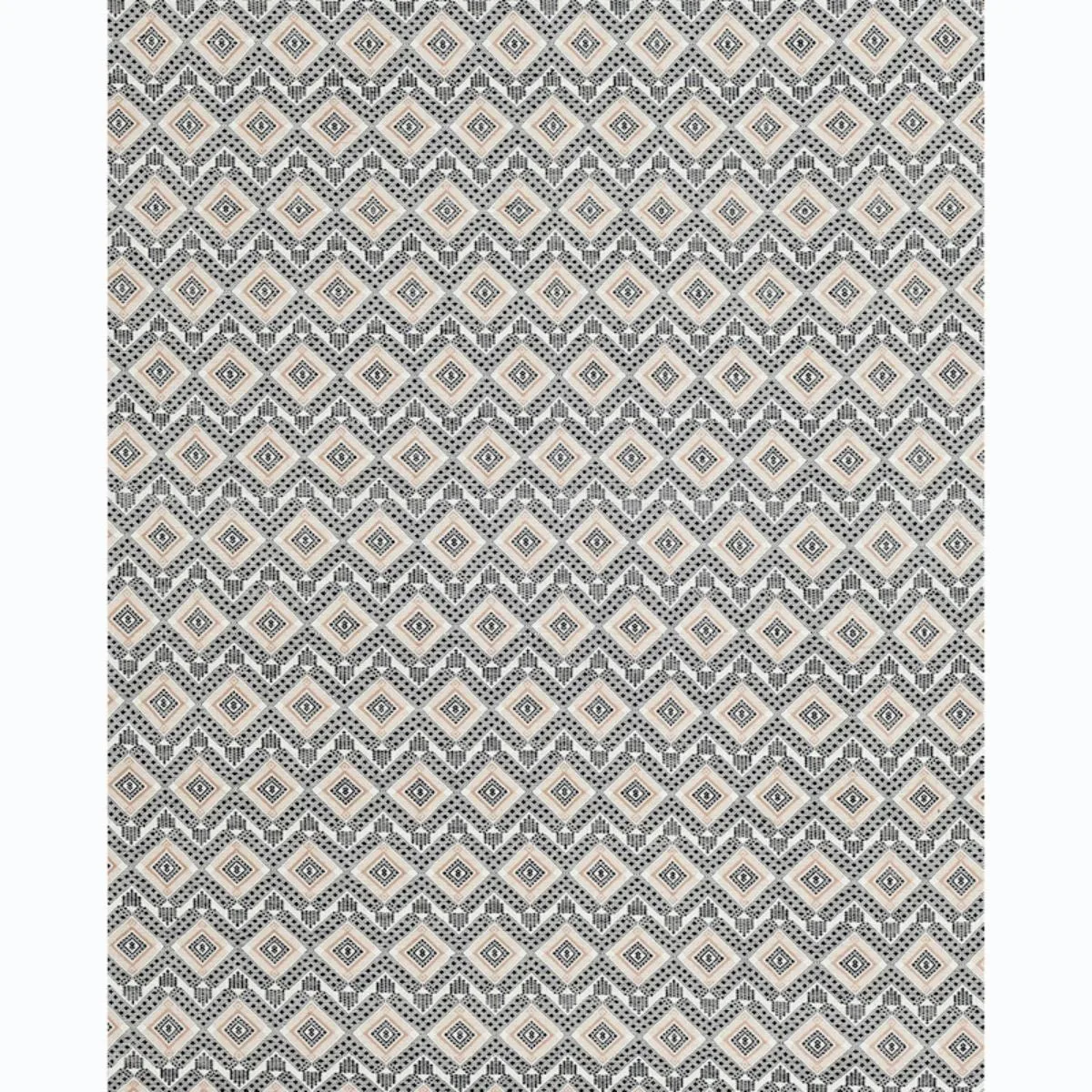 Schumacher 78900 Ocosito Hand Woven Black fabric swatch