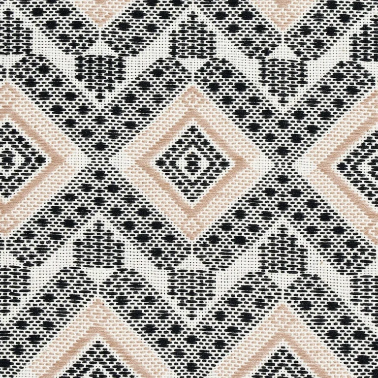 Schumacher 78900 Ocosito Hand Woven Black fabric swatch