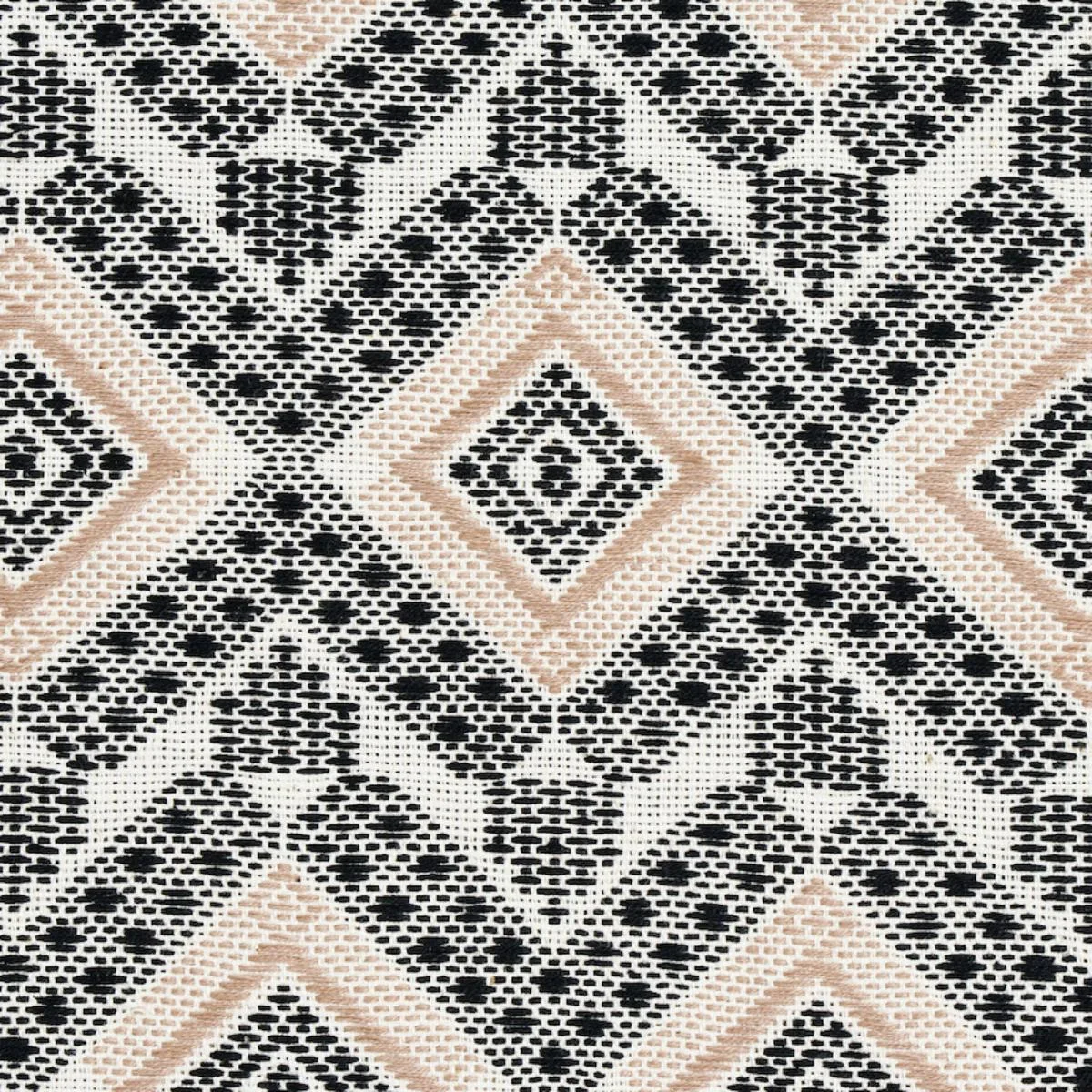 Schumacher 78900 Ocosito Hand Woven Black fabric swatch