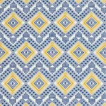 Schumacher 78901 Ocosito Hand Woven Blue fabric swatch