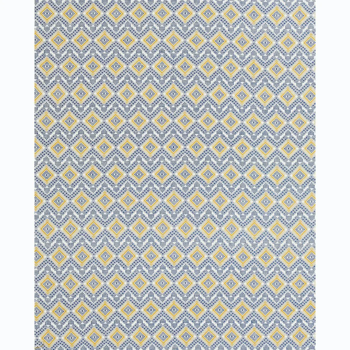 Schumacher 78901 Ocosito Hand Woven Blue fabric swatch