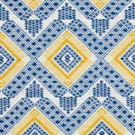 Schumacher 78901 Ocosito Hand Woven Blue fabric swatch