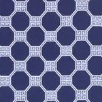 Schumacher 179020 Octavia Blue fabric swatch