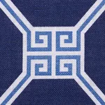 Schumacher 179020 Octavia Blue fabric swatch