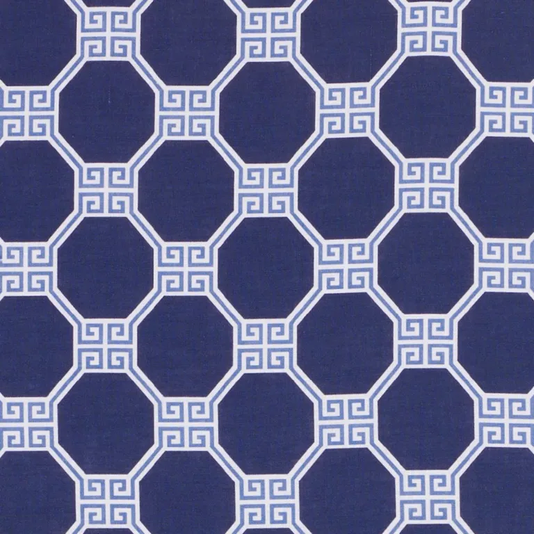 Schumacher 179020 Octavia Blue fabric swatch