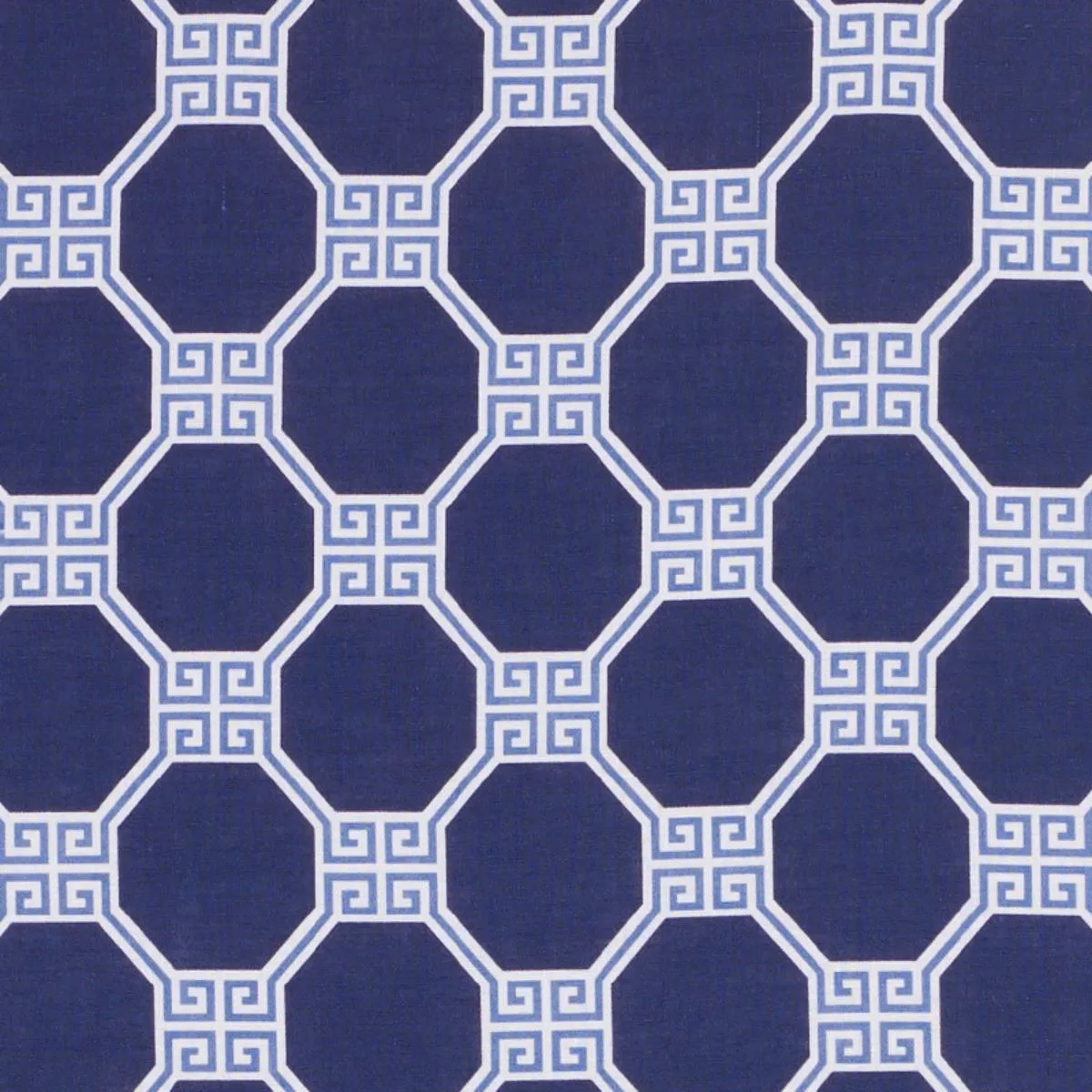 Schumacher 179020 Octavia Blue fabric swatch