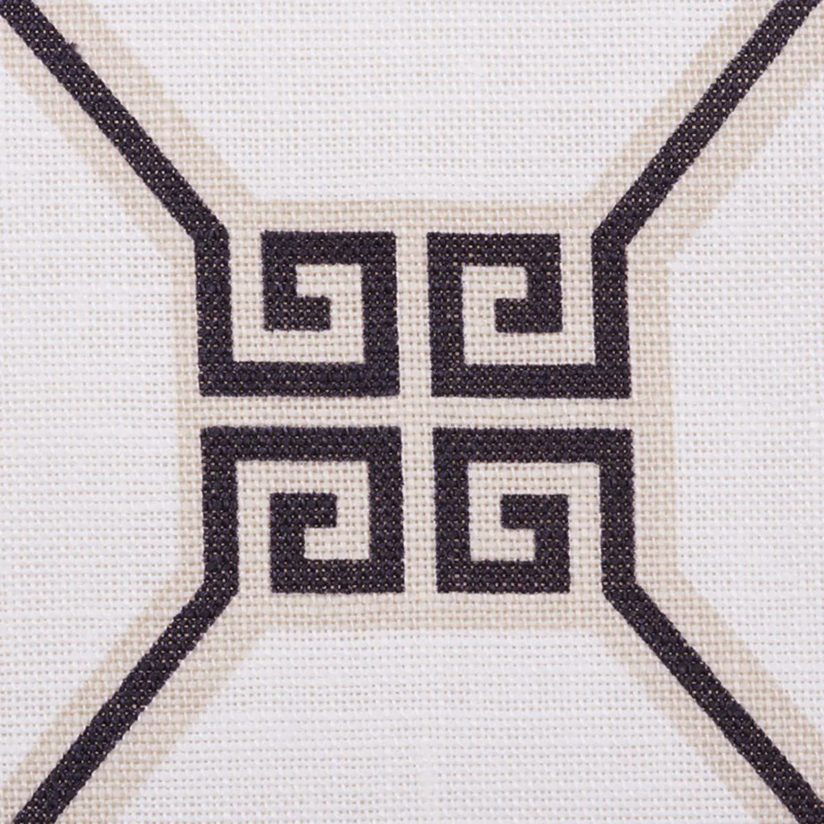 Schumacher 179021 Octavia Neutral fabric swatch