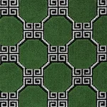 Schumacher 72792 Octavia Velvet Emerald fabric swatch