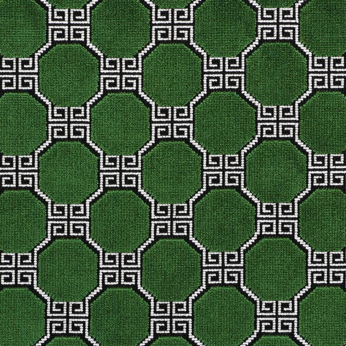 Schumacher 72792 Octavia Velvet Emerald fabric swatch