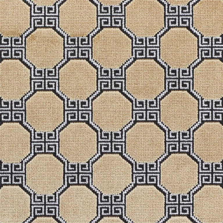 Schumacher 72791 Octavia Velvet Gold fabric swatch