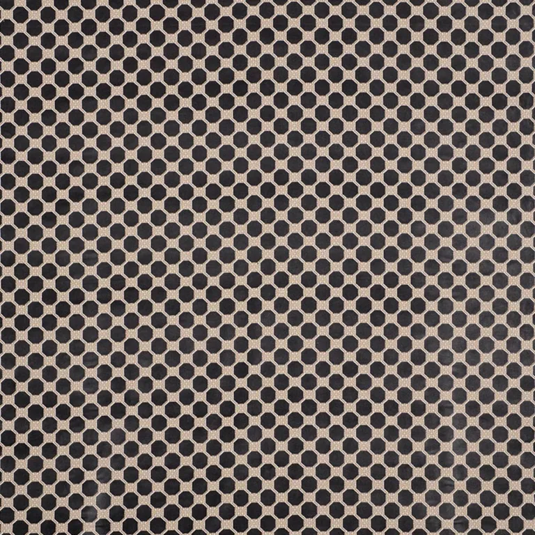Schumacher 72795 Octavia Velvet Onyx fabric swatch