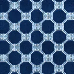 Schumacher 72793 Octavia Velvet Sapphire fabric swatch