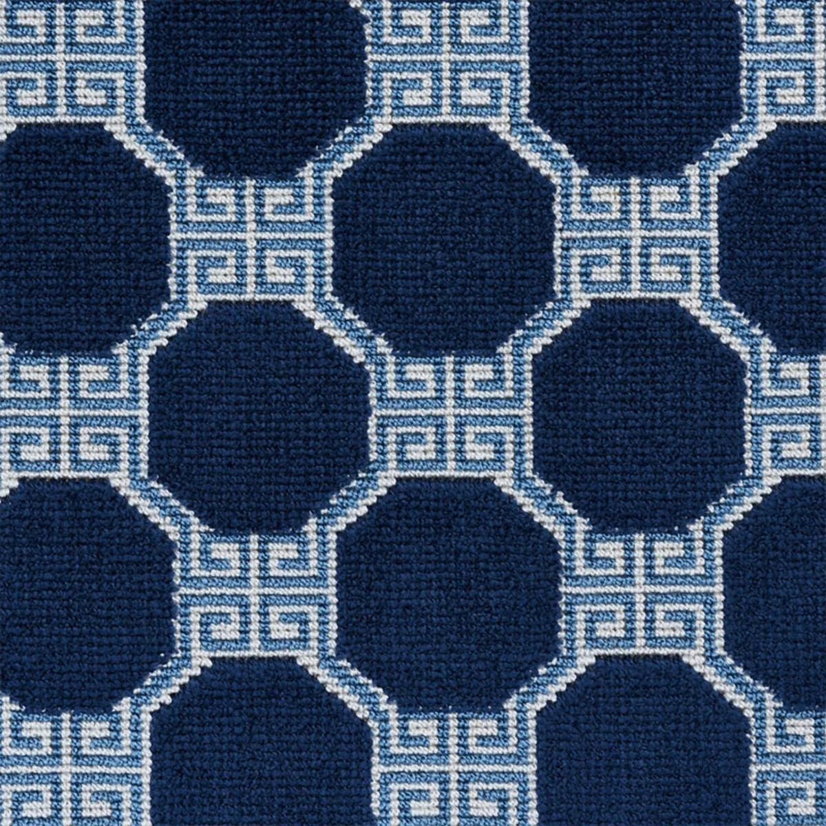 Schumacher 72793 Octavia Velvet Sapphire fabric swatch