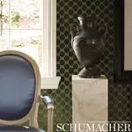 Schumacher 72793 Octavia Velvet Sapphire fabric swatch