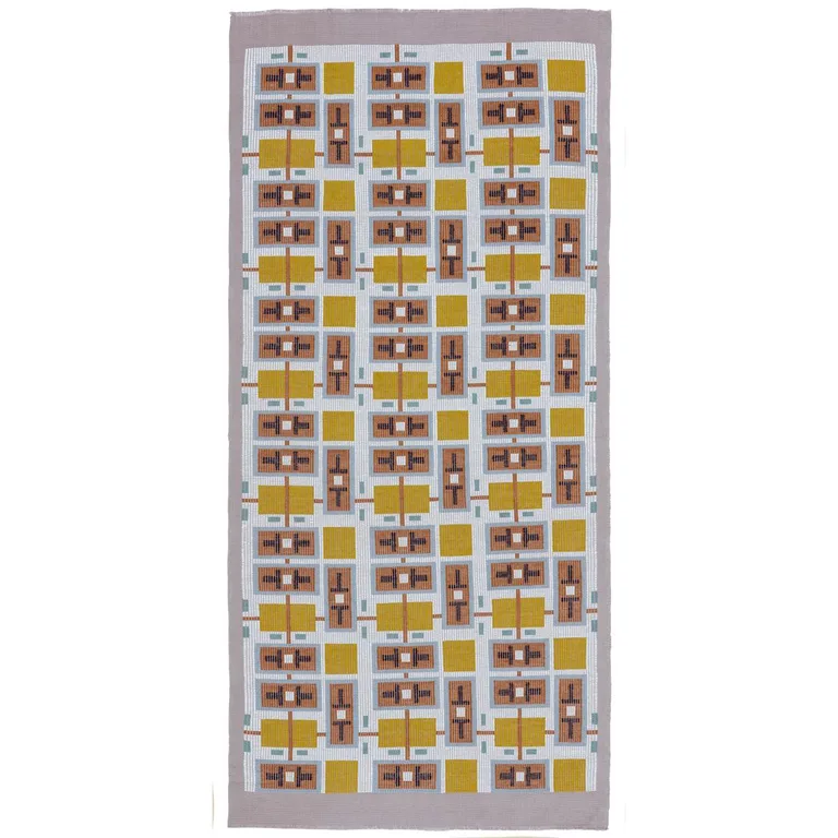 Schumacher 85481 Ocular Hand Woven Brocade Mellow fabric swatch
