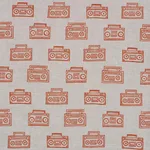 Schumacher 182451 Ode Hand Block Crush fabric swatch