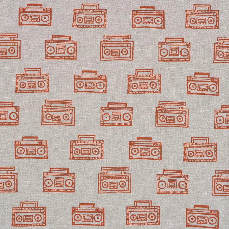 Schumacher 182451 Ode Hand Block Crush fabric swatch