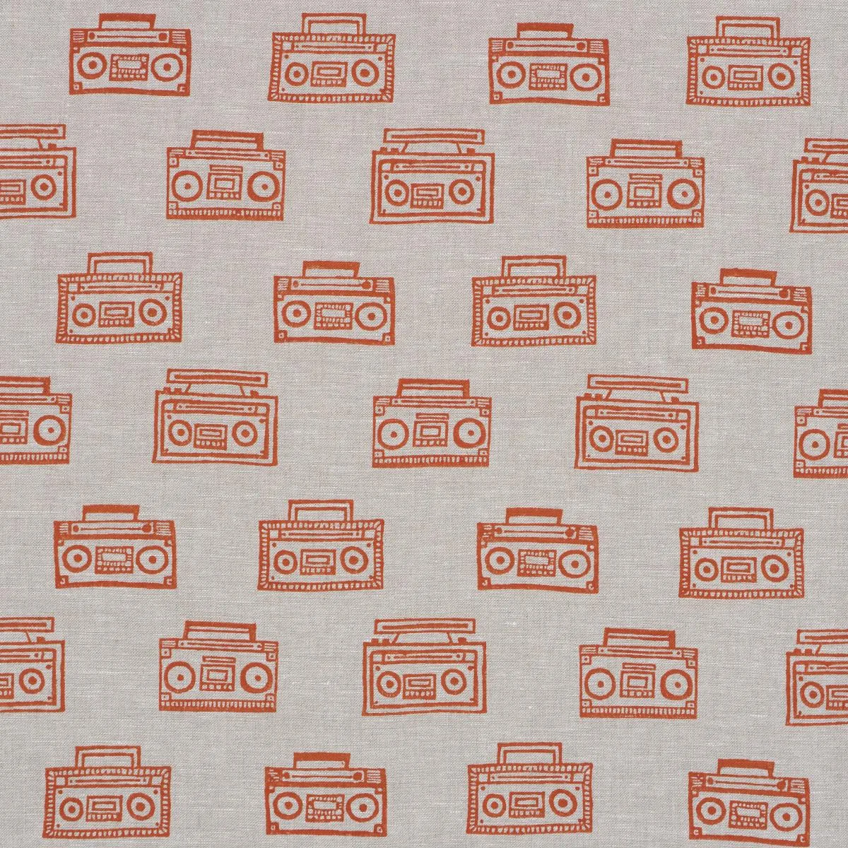 Schumacher 182451 Ode Hand Block Crush fabric swatch